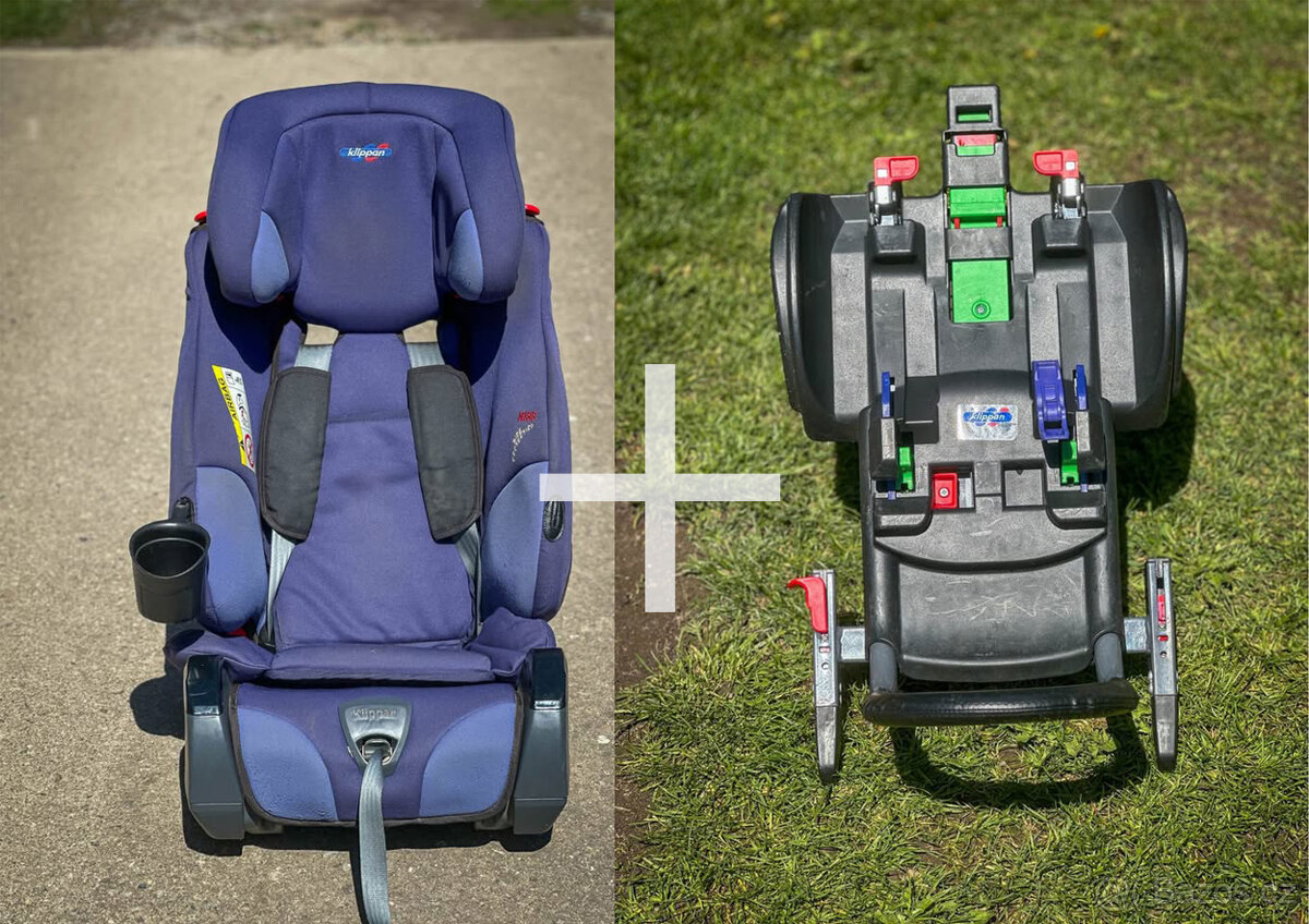 Protisměrná a posměrná autosedačka Klippan Triofix Recline
