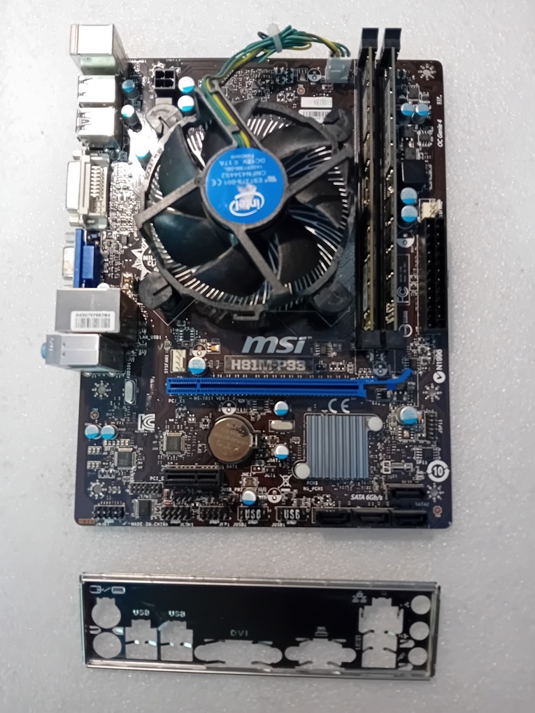 MSI H81M-P33+i5-4570+12GB DDR3+CHLADIČ