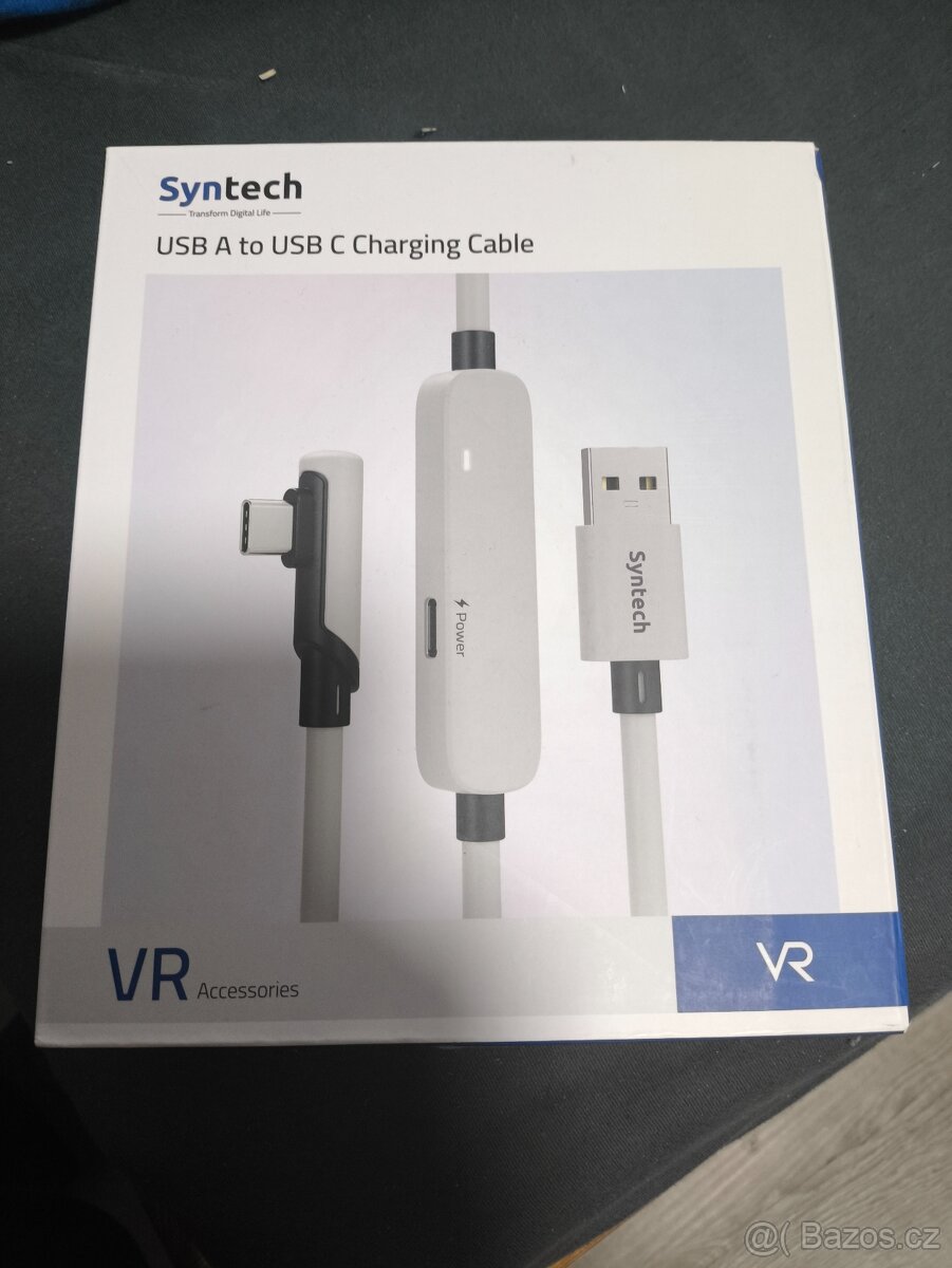 Syntech Link Cable s nabíjením pro VR (Meta Quest, Pico)