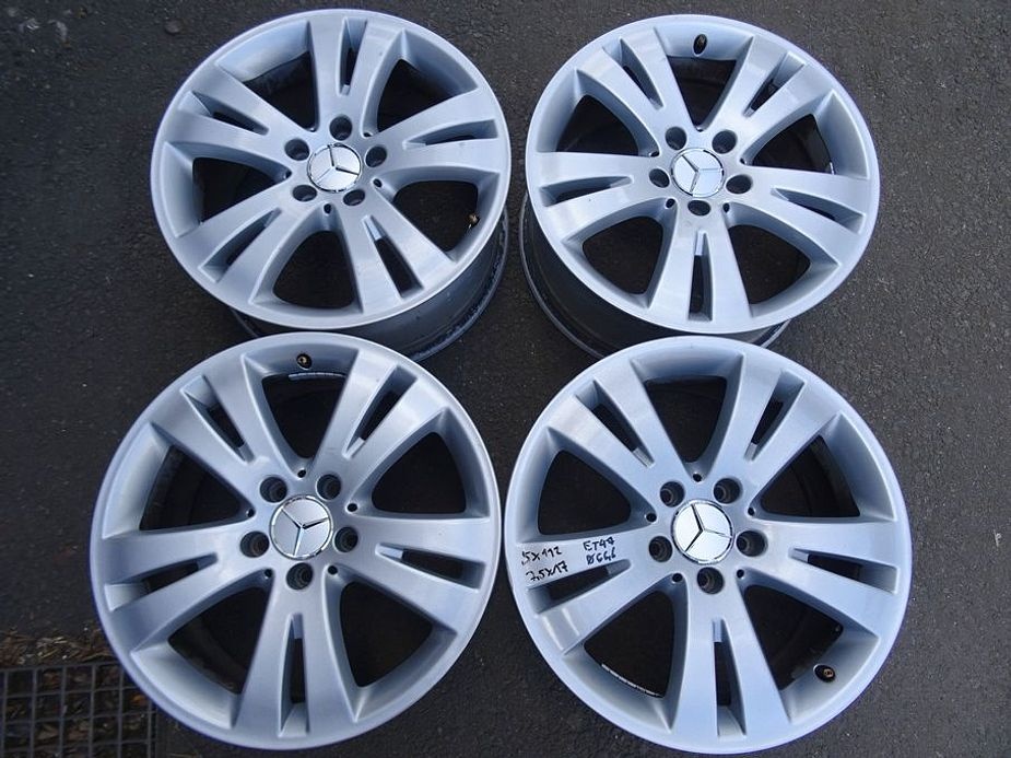 Alu disky origo Mercedes, 17", 5x112, ET 47, šíře 7,5J