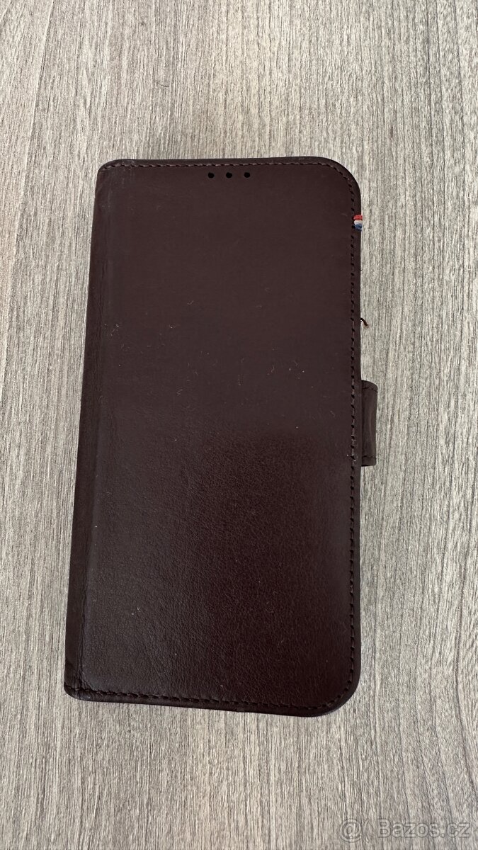 Kryt Kožený Decoded 2v 1 na iPhone 14 pro