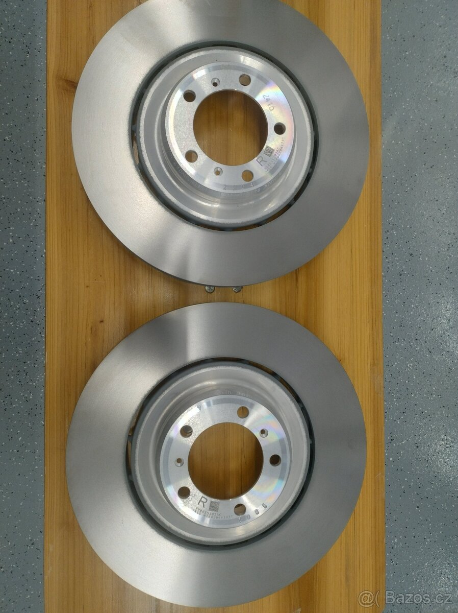 Porsche Cayenne 9Y0 - přední brzdové kotouče nové ORIGINÁLNÍ