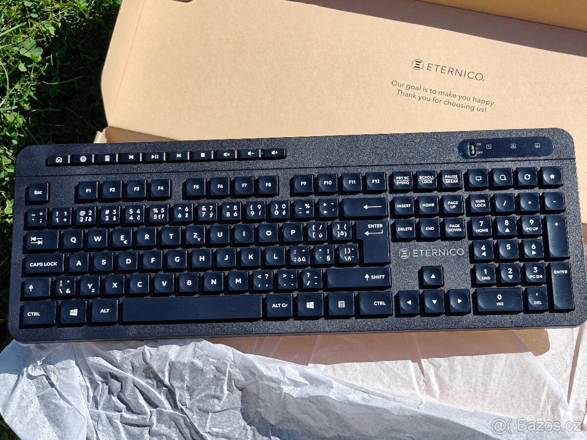 Klávesnice + myš Eternico Wireless set KS4004 - CZ/SK