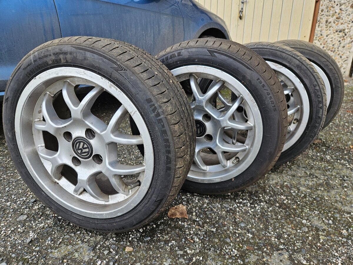 Alu kola 7J 4x100 R15 s pneu