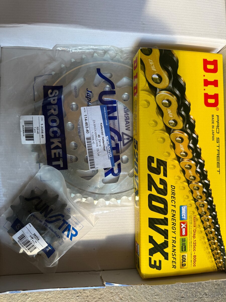 Řetězová sada ZX6R