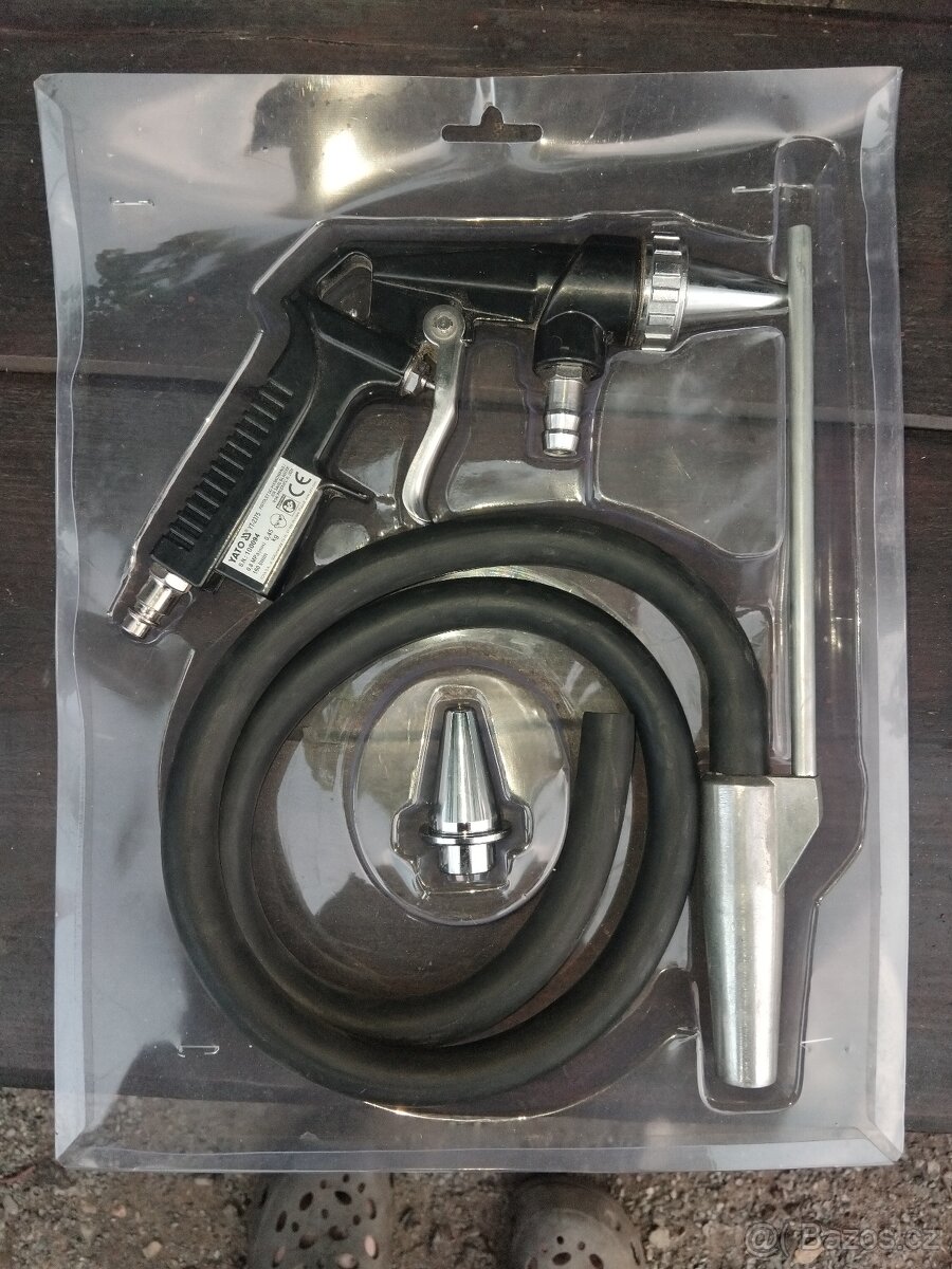 Pískovací pistole s hadici