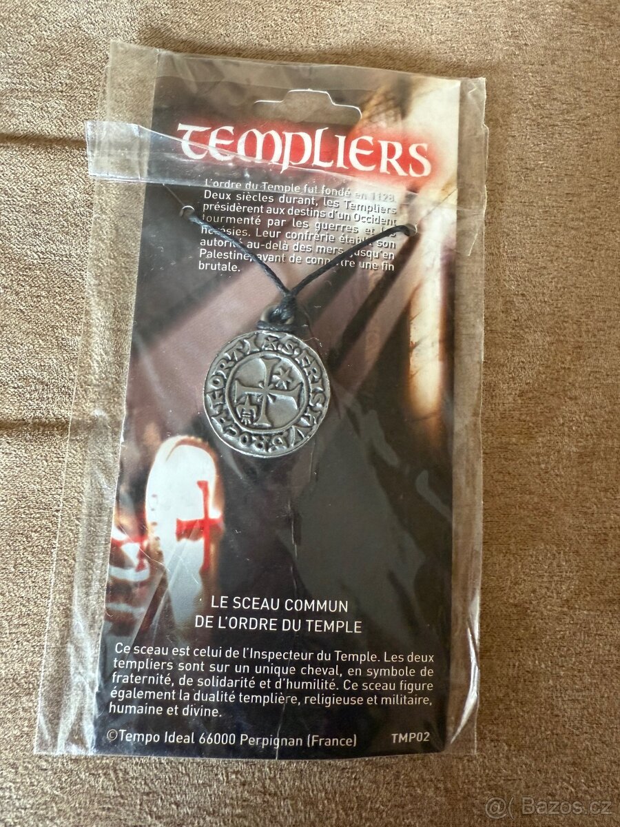 Přívěsek na krk - Templář 1