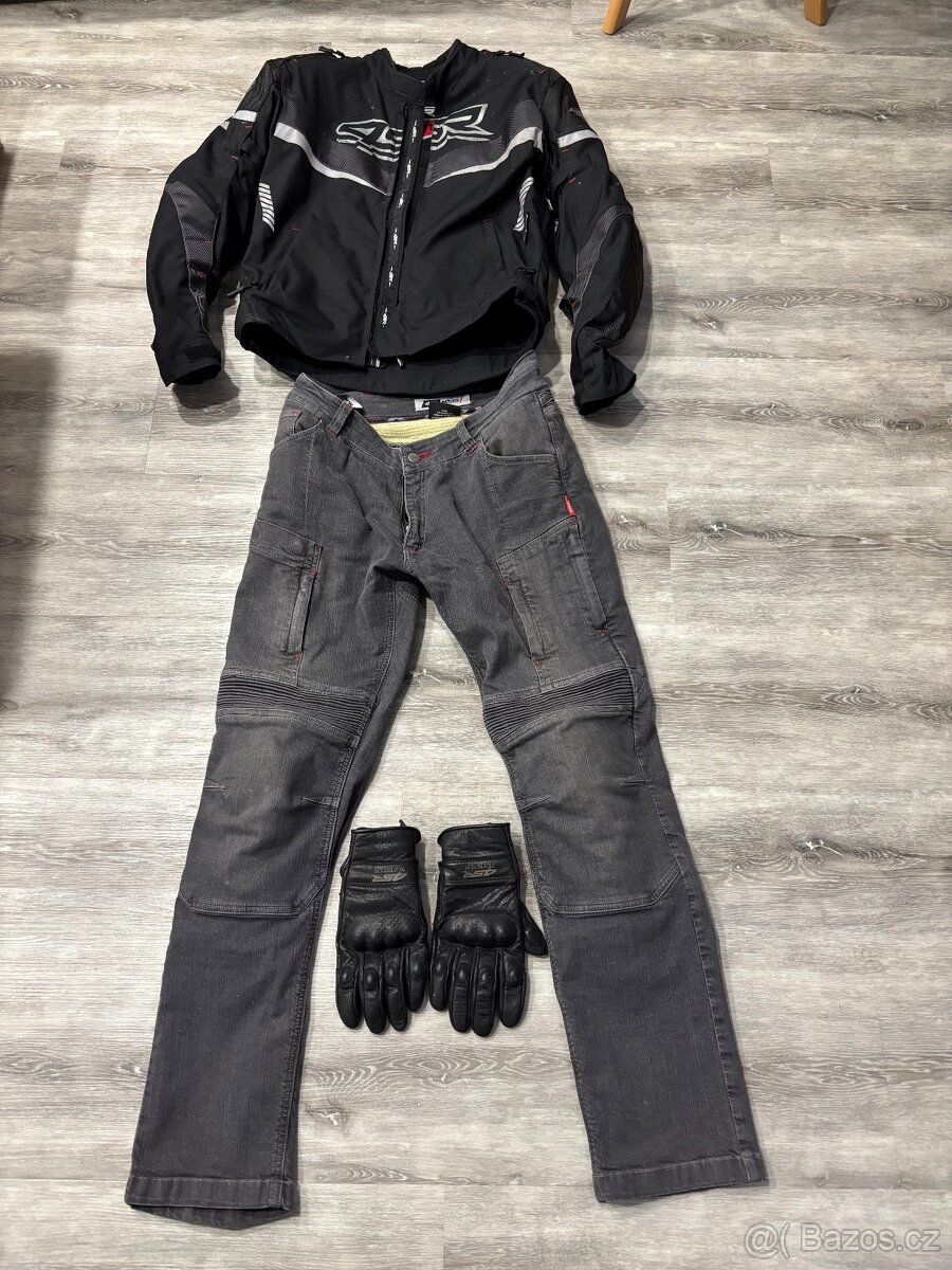 Bunda, kalhoty, boty