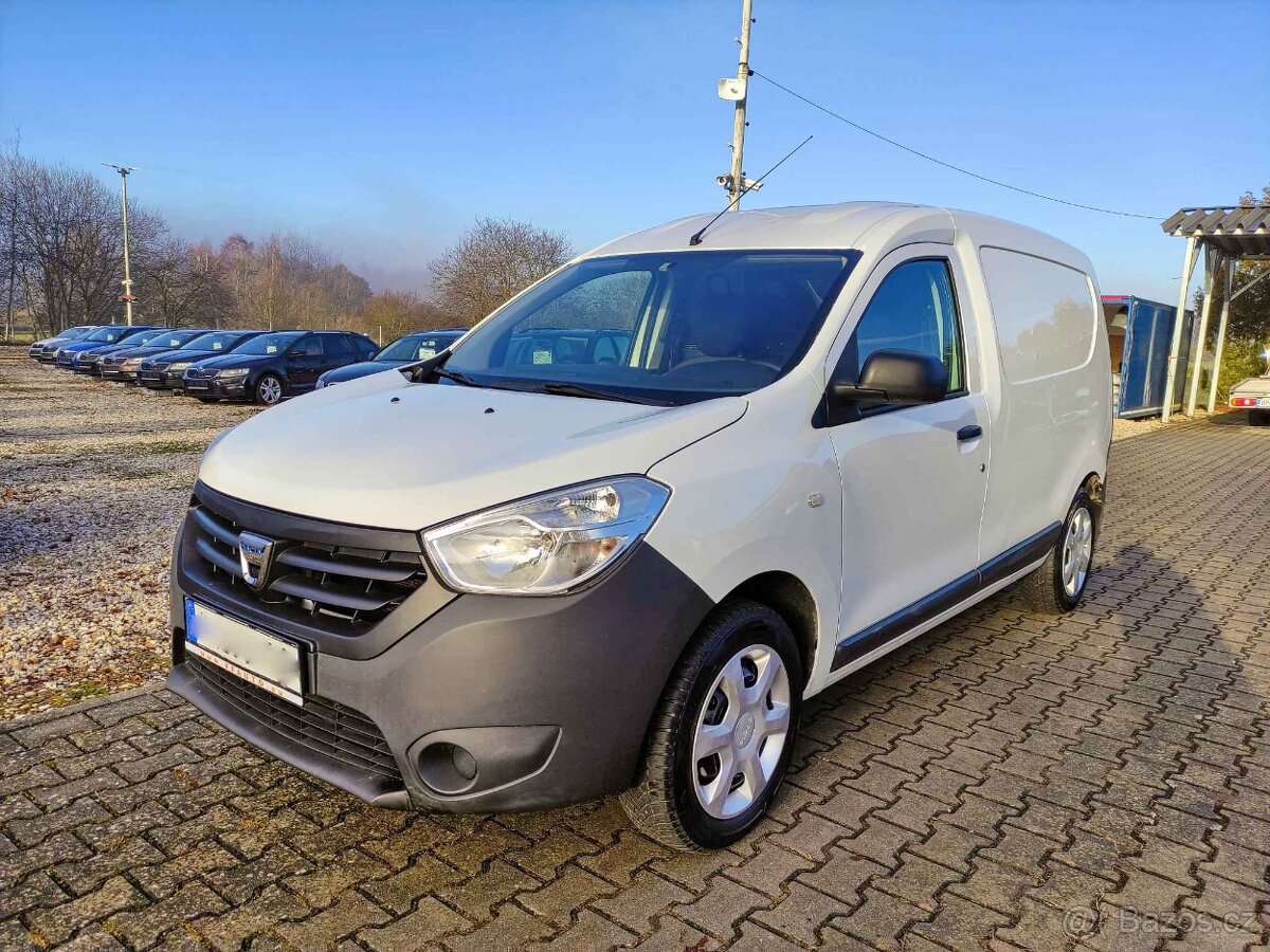 DACIA DOKKER 1.6i 75KW,2018,ZÁVĚS,SKŘÍŇ,ODPOČET DPH,