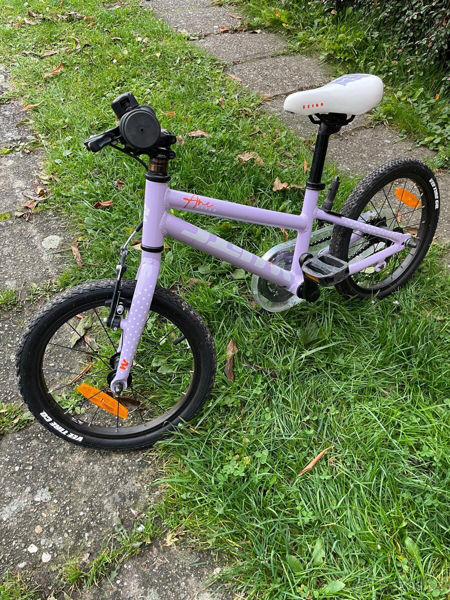 Détské odlehčené kolo White bike
