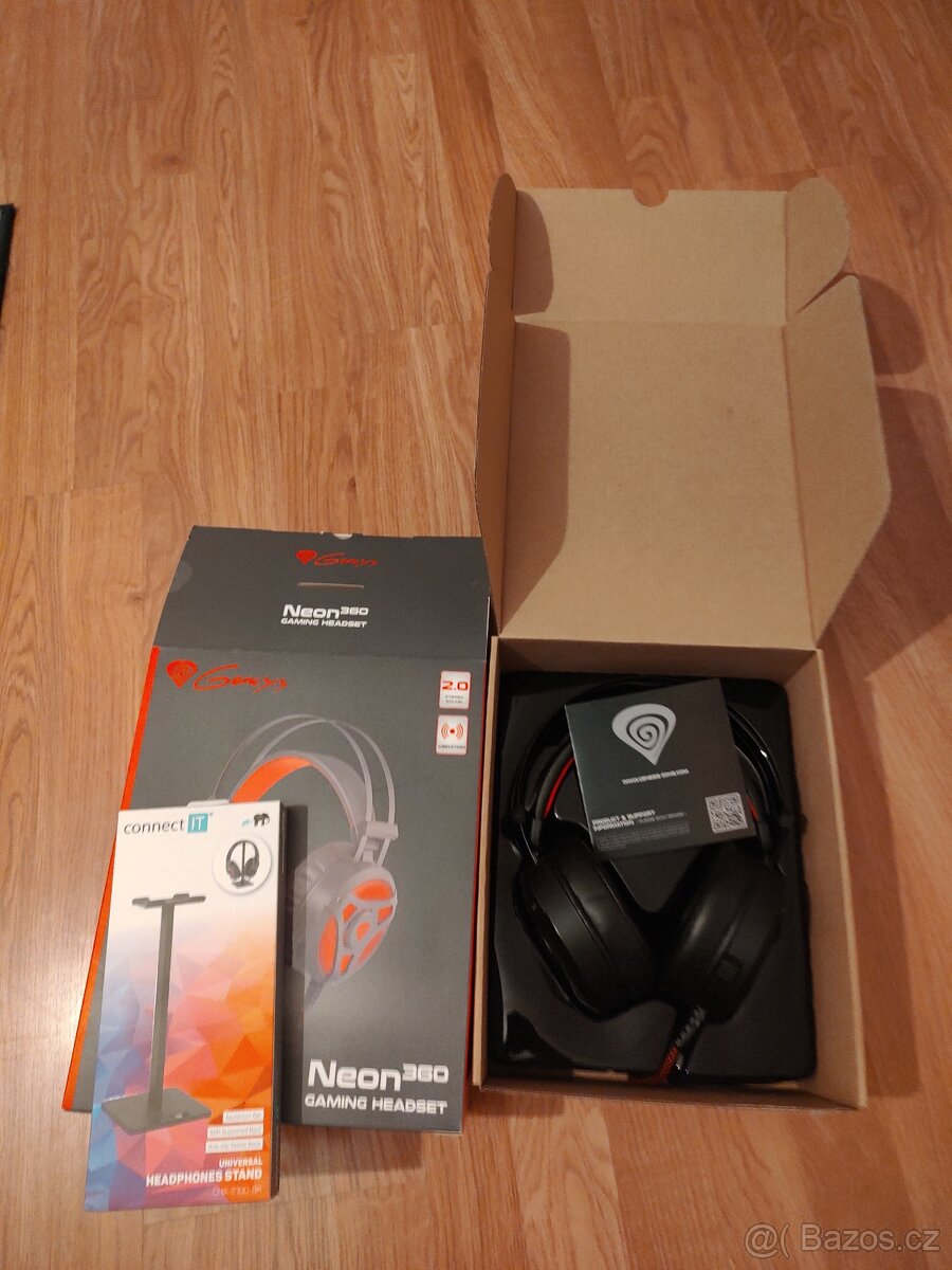 Headset Genesis NEON 360 a Connect IT Stand-it