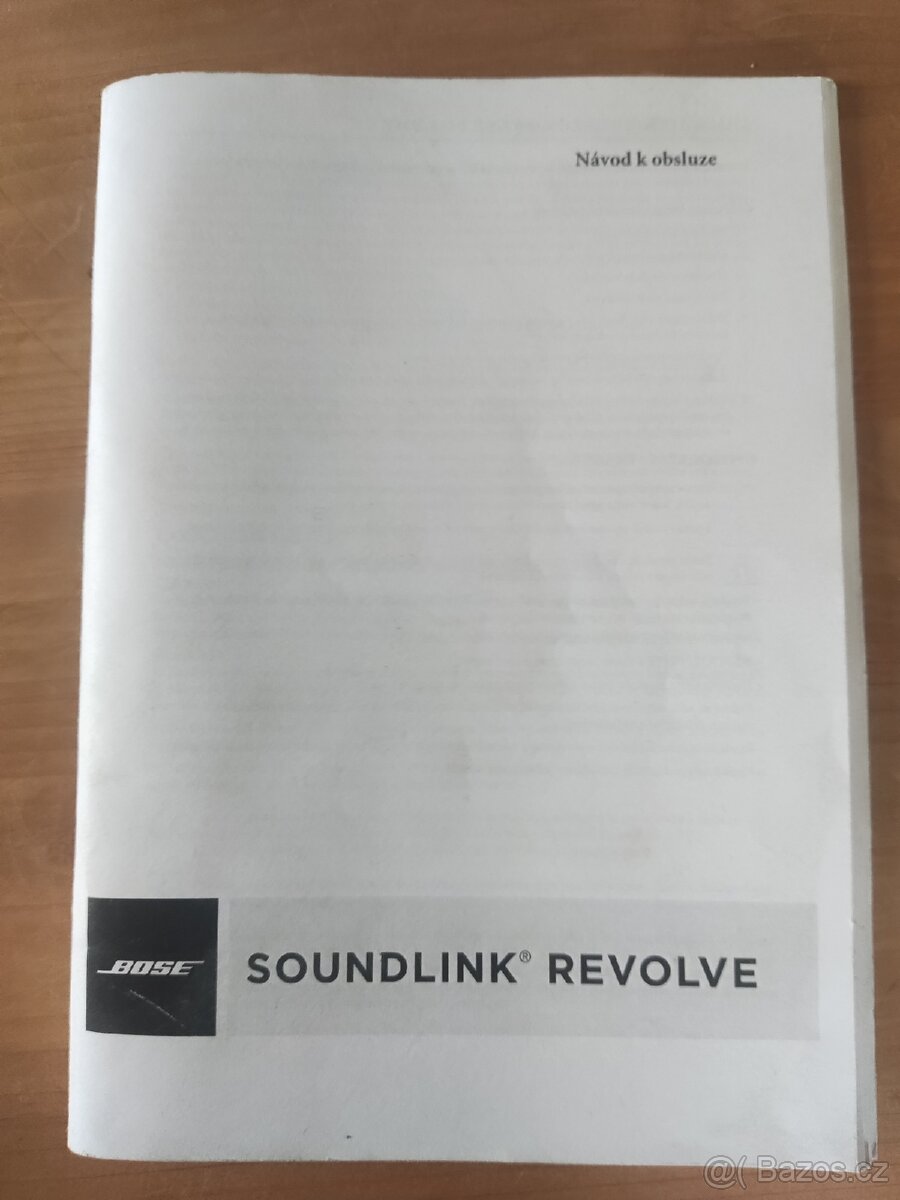 Bose český manual