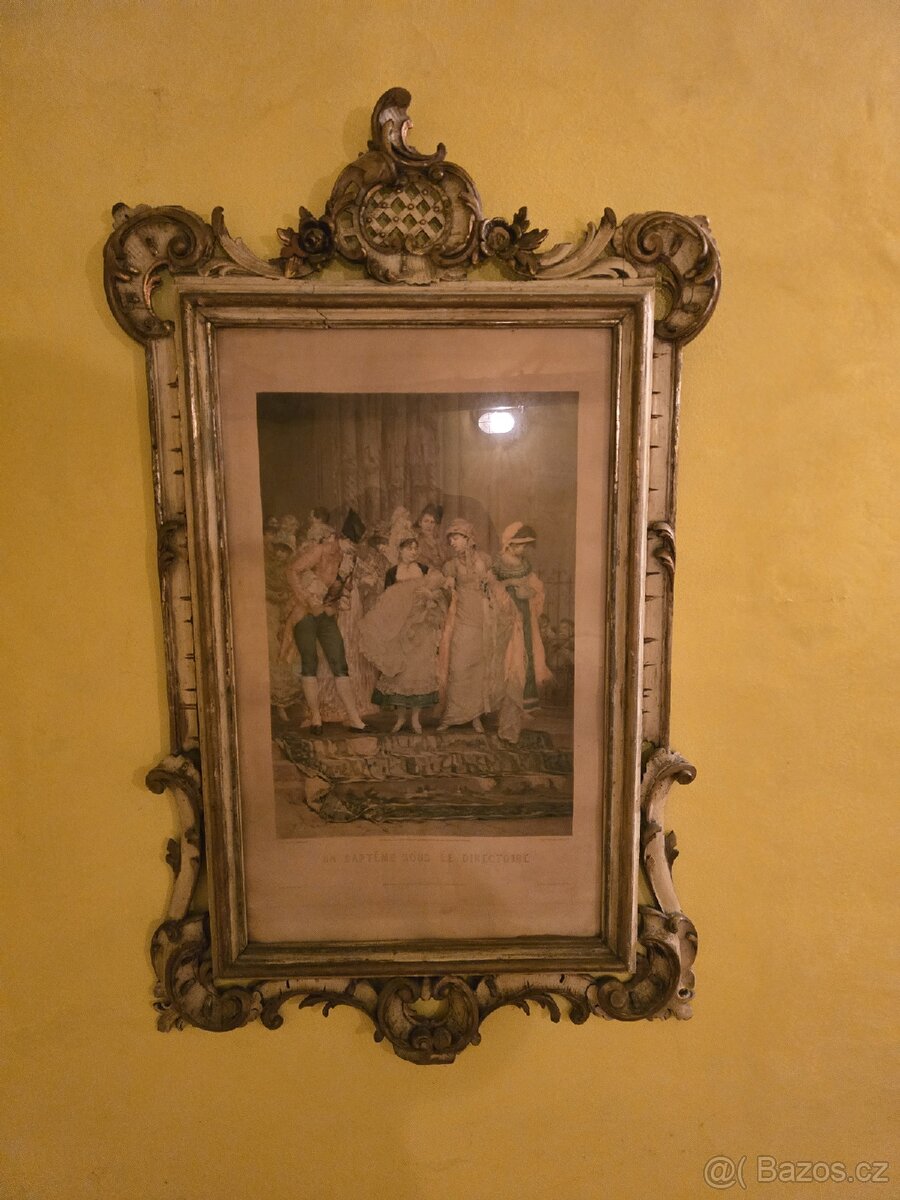 Obraz svatba Francouzského krále-Nádherný rám