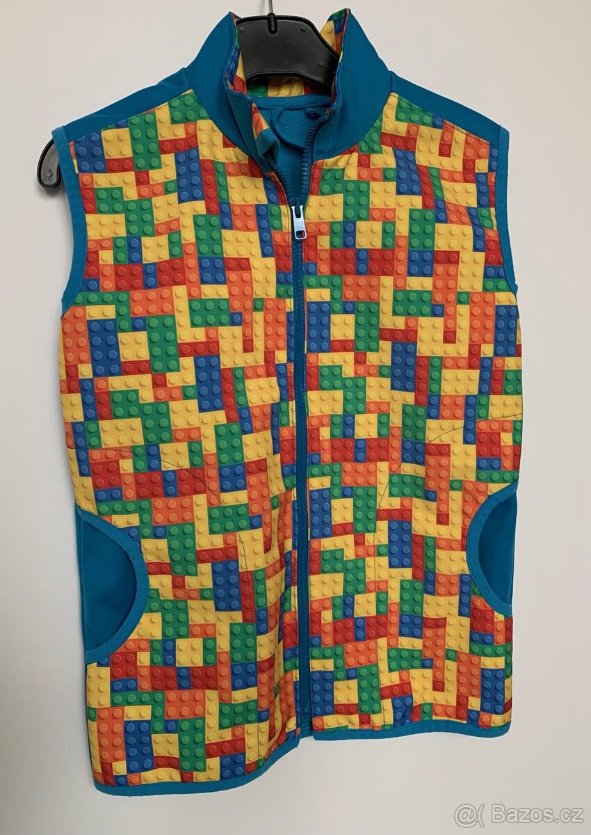 Dětská softsheelová vesta vel. 128
