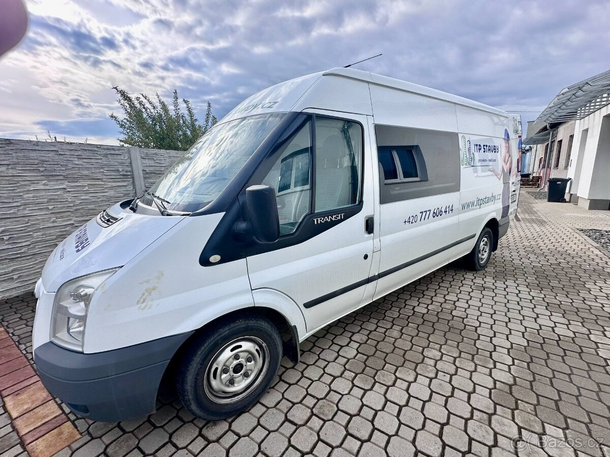 Ford Transit 2013 350L L3H2 6 míst, DPH, servis v AS