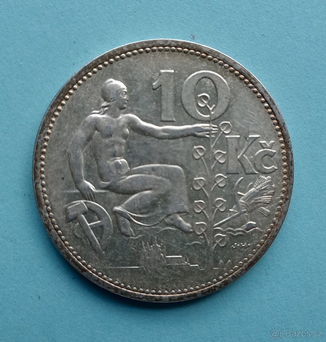 Mince 10 Kč 1931 nádherná patina super stav