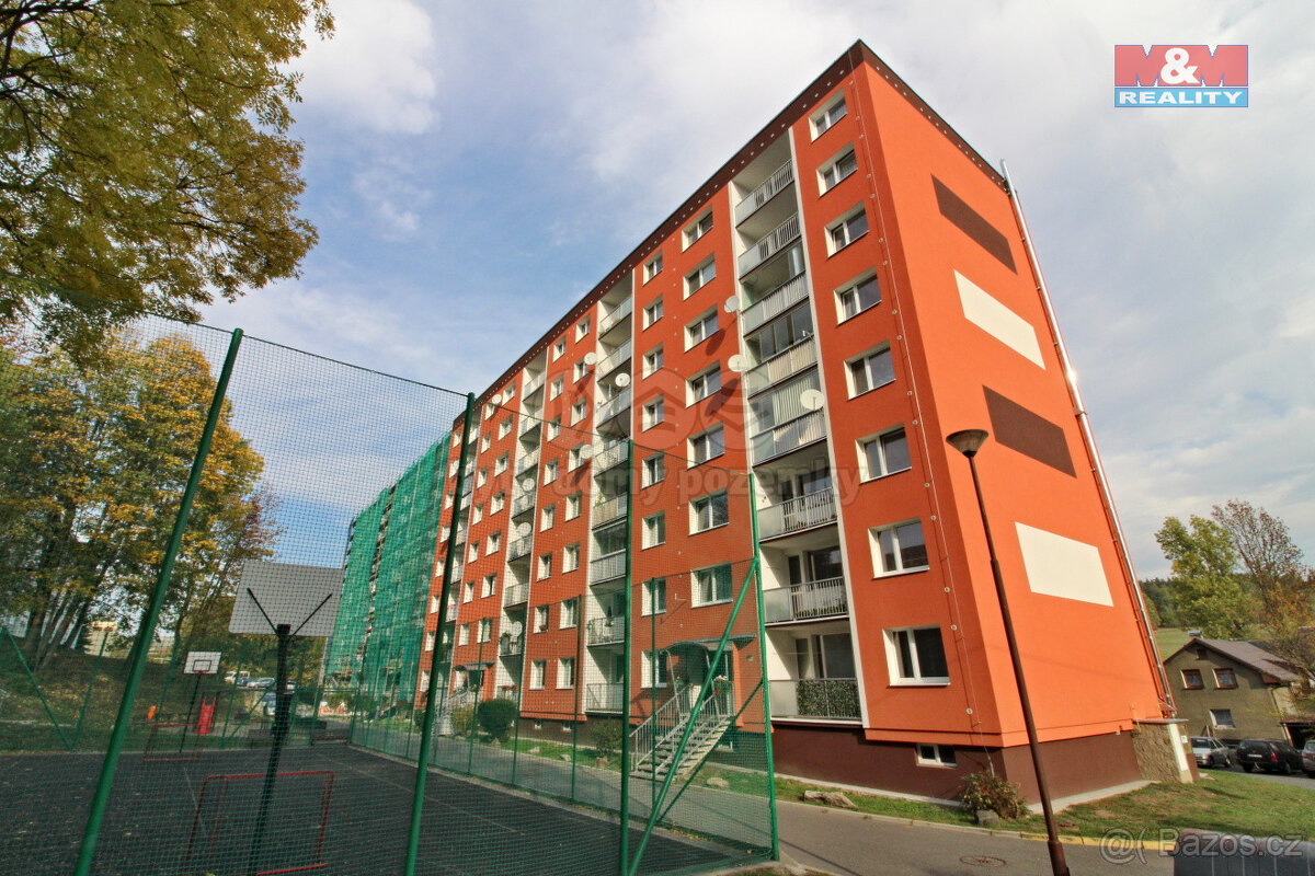 Pronájem bytu 2+kk, 41 m², Cvikov, ul. Vančurova
