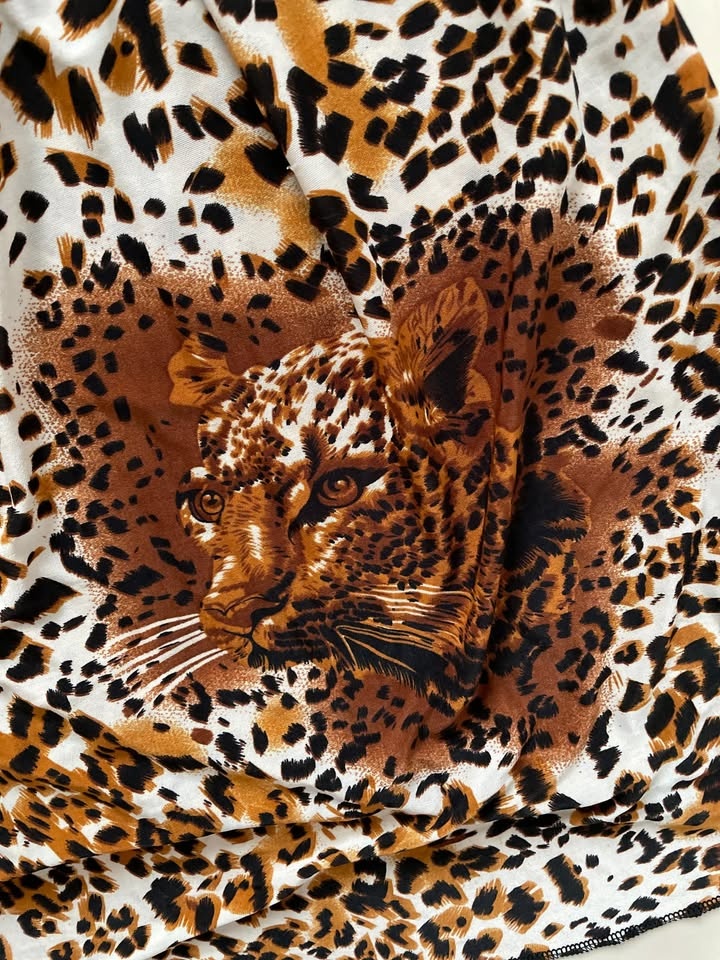 Leopard šaty, vel neuvedena cca S-M