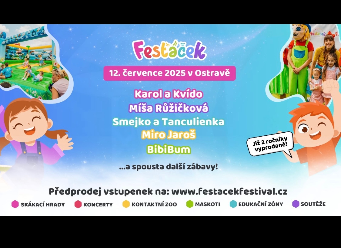 Vstupenka rodinná Fesťáček Ostrava