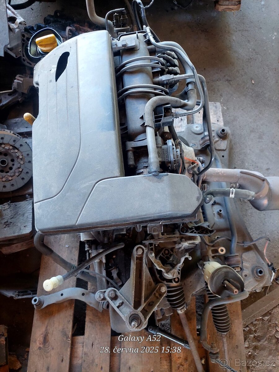 Motor Benzínový 1,2 16v D4F740 Renault Clio III Modus