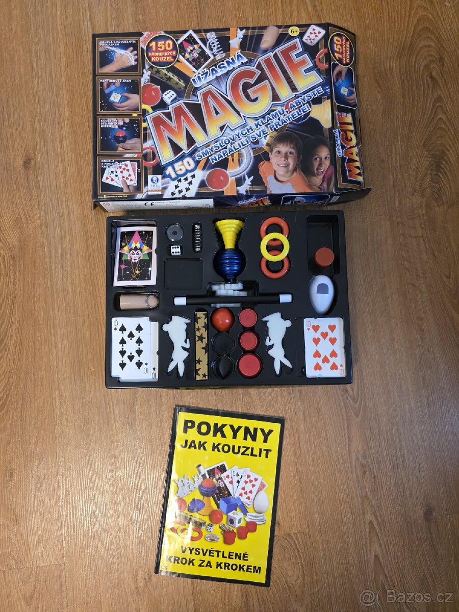 Kouzelnická sada Úžasná Magie (150 kouzel)