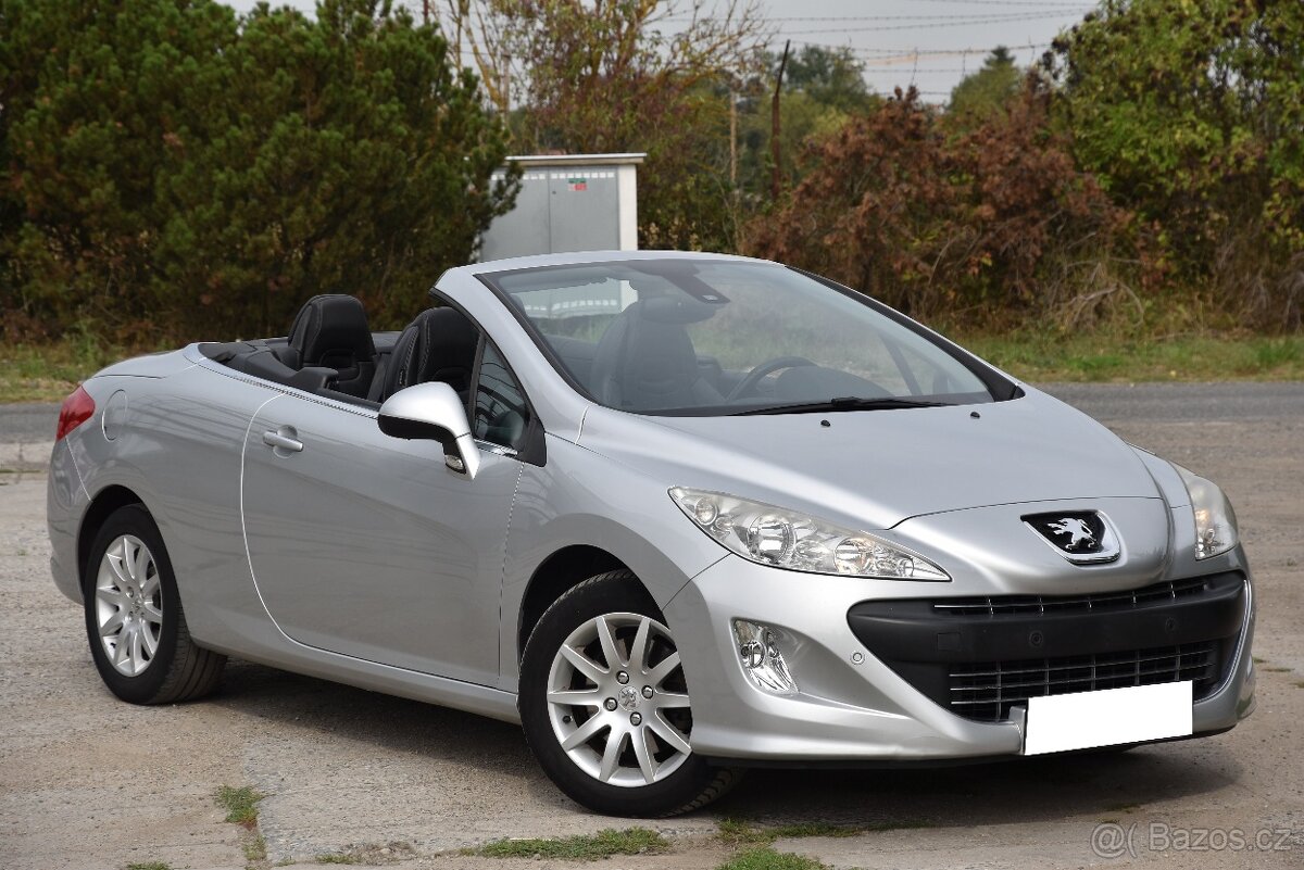Peugeot 308 CC 2.0 HDi 6st,KŮŽE,KLIMA,TEMP,VÝHŘEV,VENTILACE