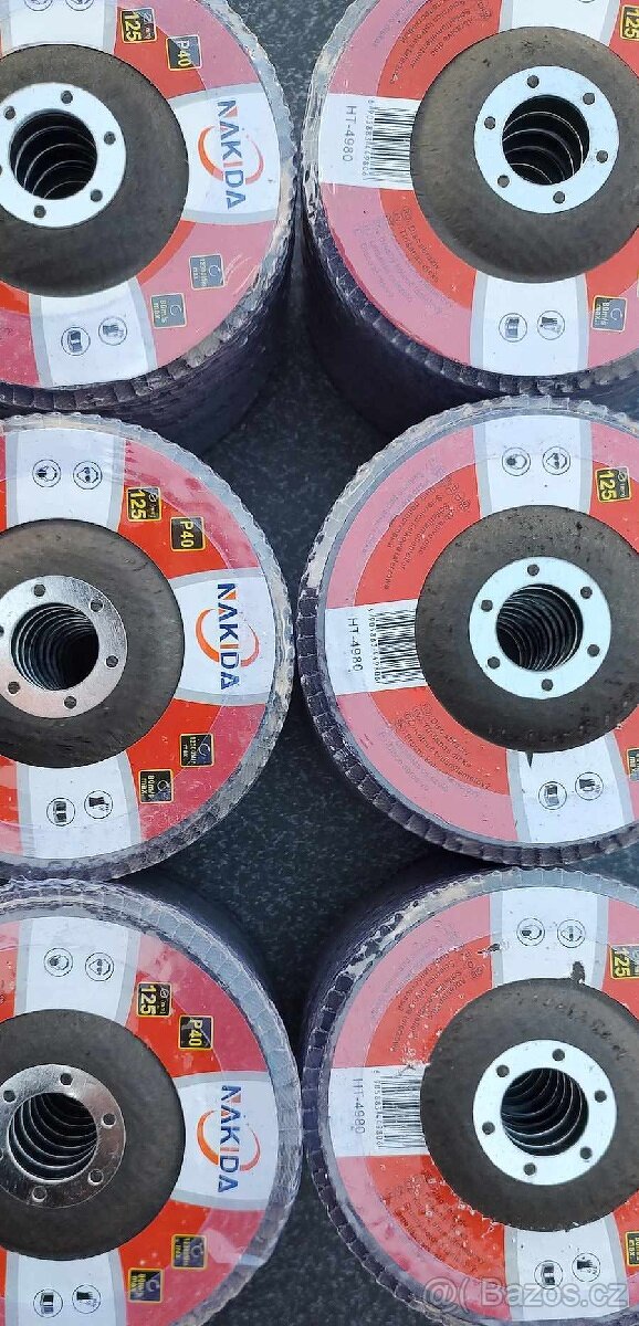 Akce Lamelové kotouče 125/40,bedny 300ks.