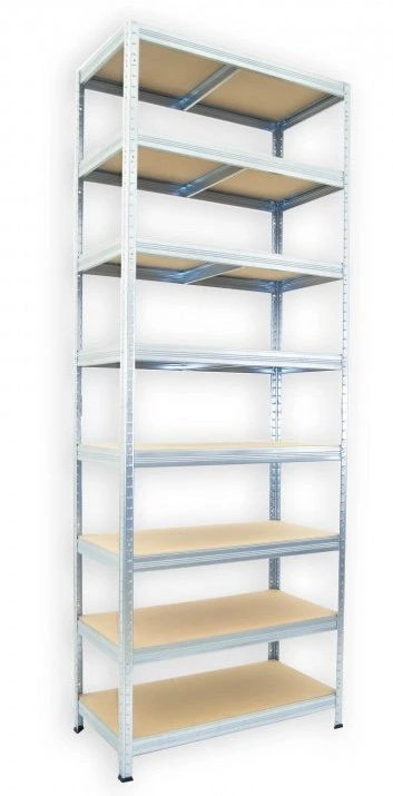 kovový regál 60 x 60 x 210 cm s 8 policemi