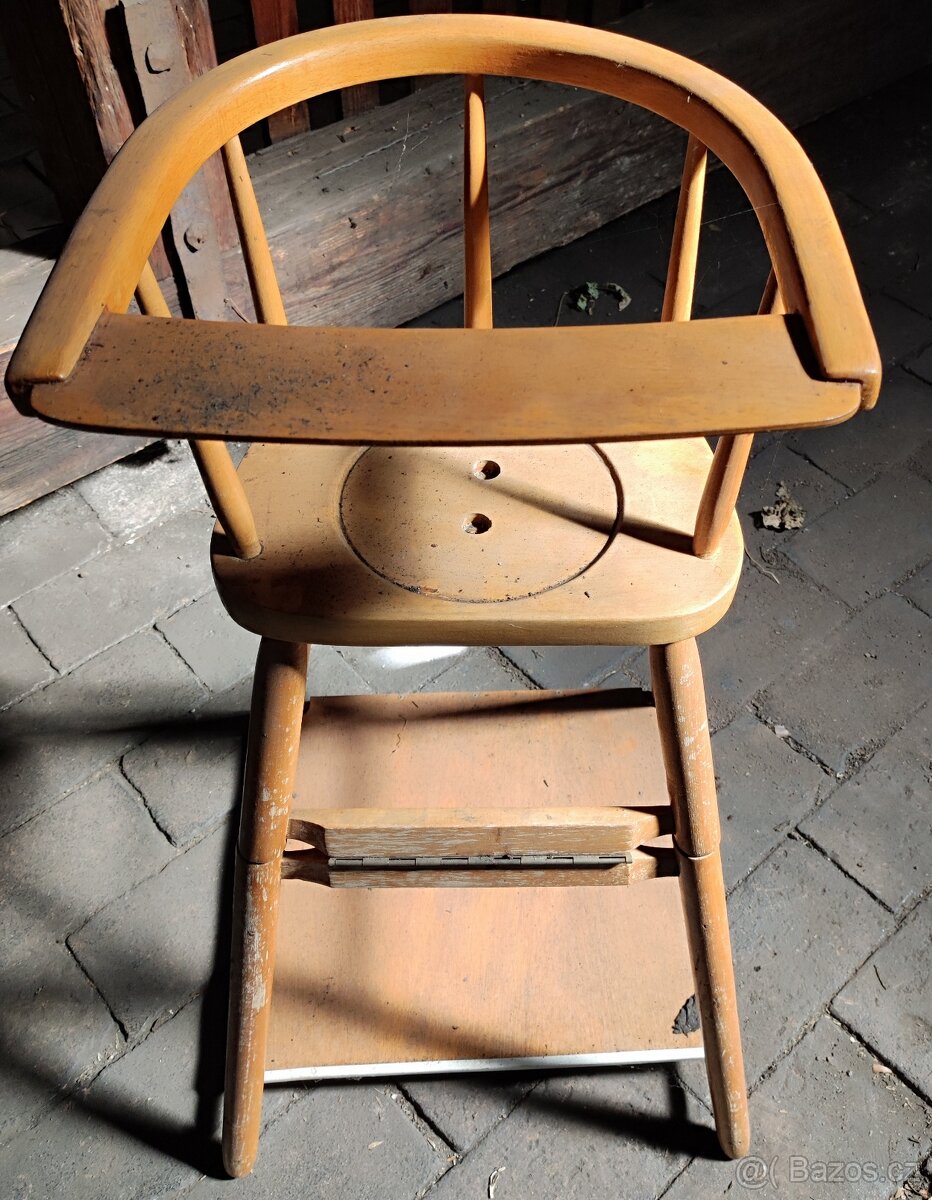 Retro dětská židlička