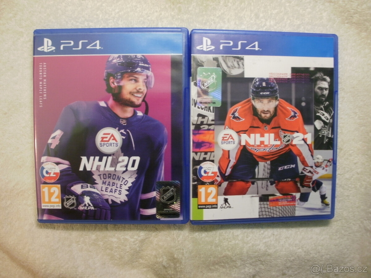 Hry na Playstation 4 - Ps 4 - NHL 20 + NHL 21 - CZ titulky