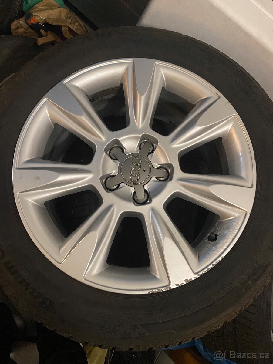 Alu kola 17” 5x112 Audi a zimní pneu 225/55/R17