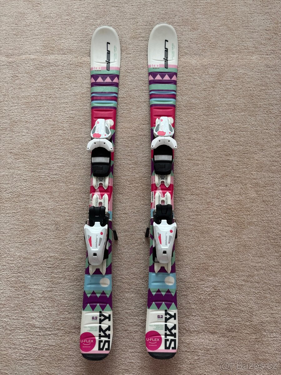 Dětské lyže Elan Sky QS 100 cm + vázání