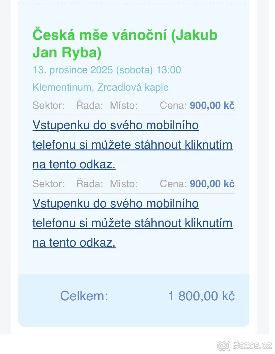 Česká mše vánoční Jakub Jan Ryba