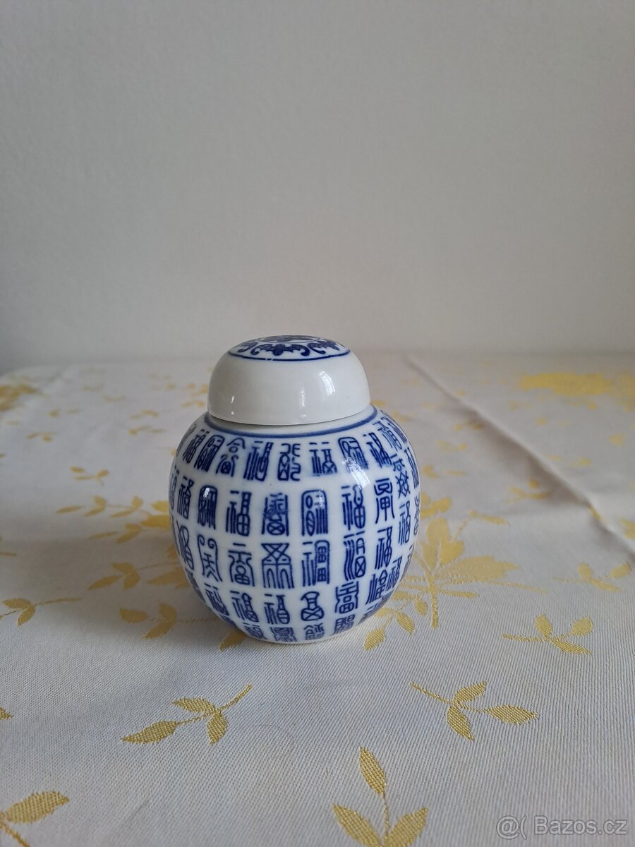 keramická dóza na čaj