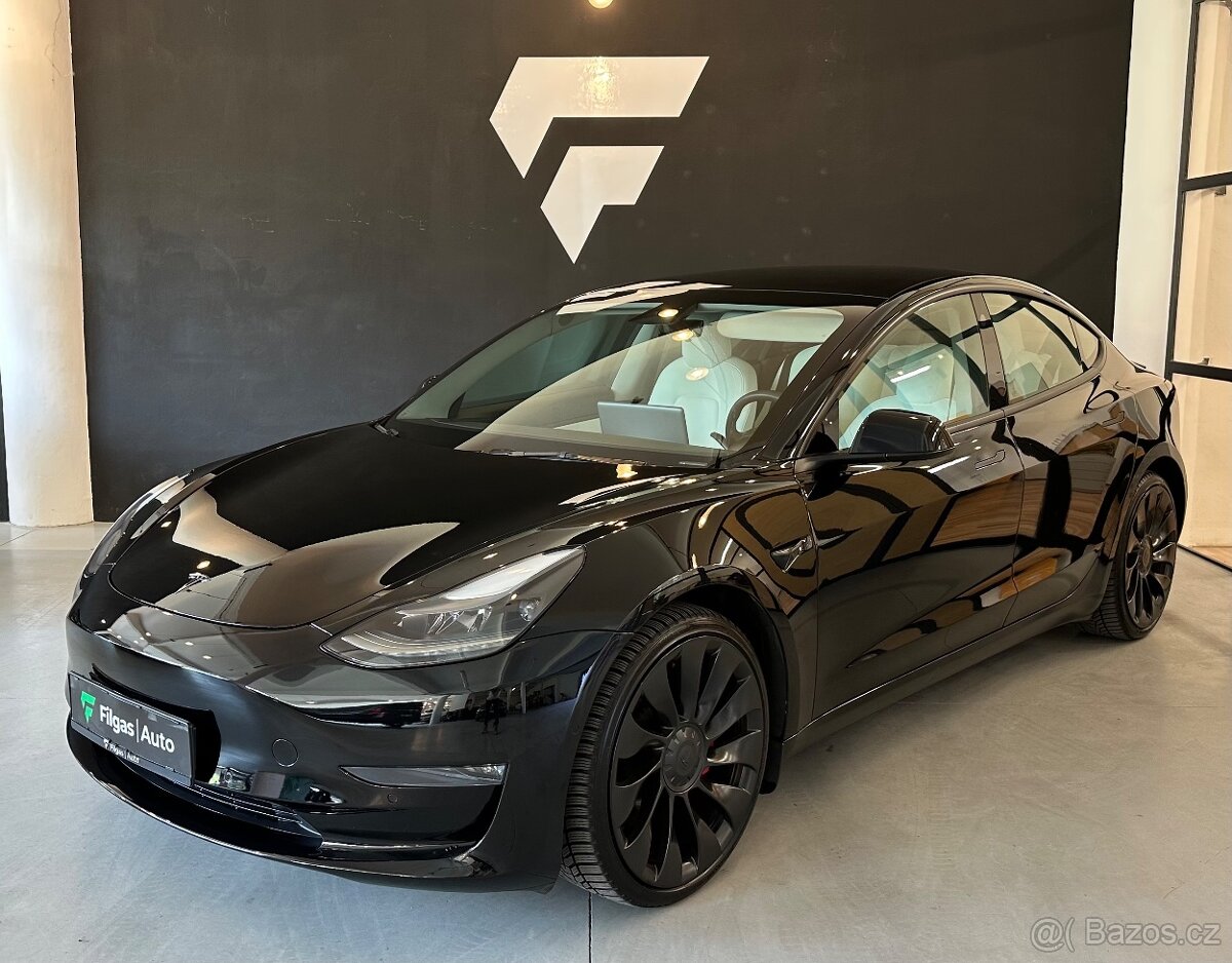 TESLA MODEL 3 PERFORMANCE DUAL MOTOR 2021 REFRESH ZÁRUKA