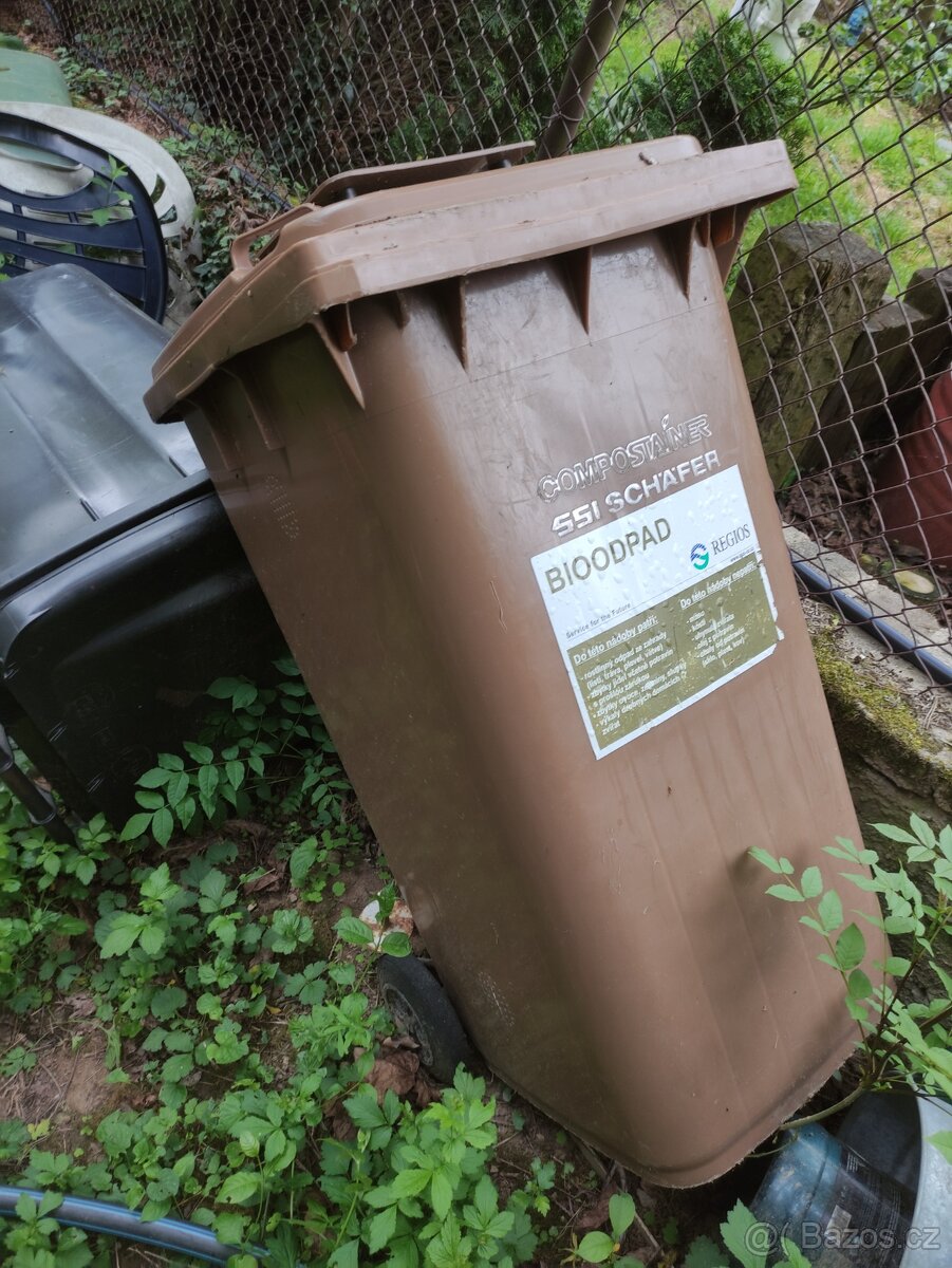 Popelnice 240L hnědá