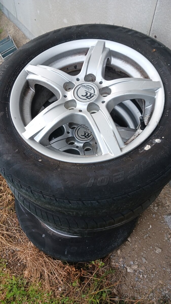 Prodám alu kola na vw polo 9N 14 palců