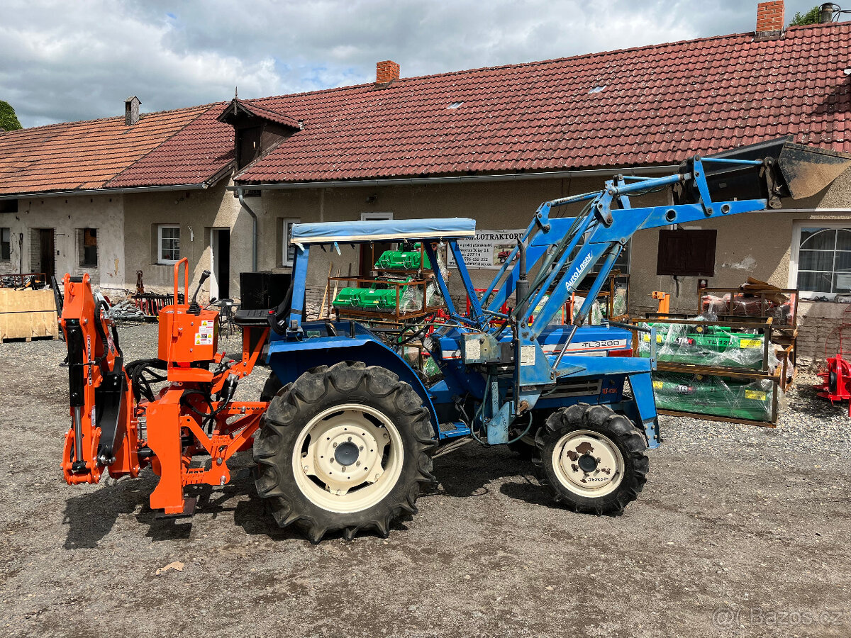 Iseki TL 3200 D 4x4 s čelním nakladačem + podkop BHSM 175