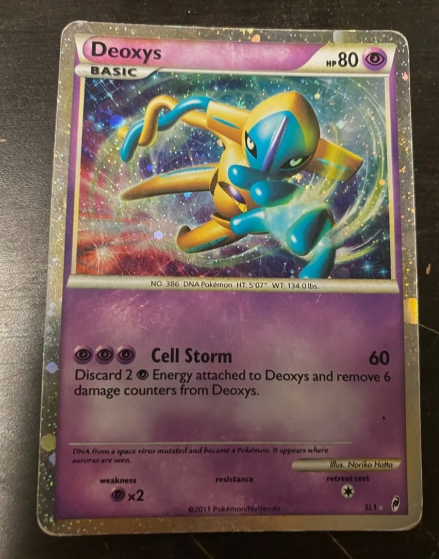 Pokémon deoxys sl1 holo 2011