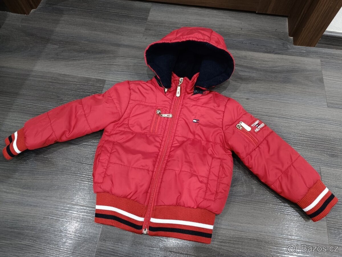 Zimní bunda Tommy Hilfiger vel 92 TOP STAV