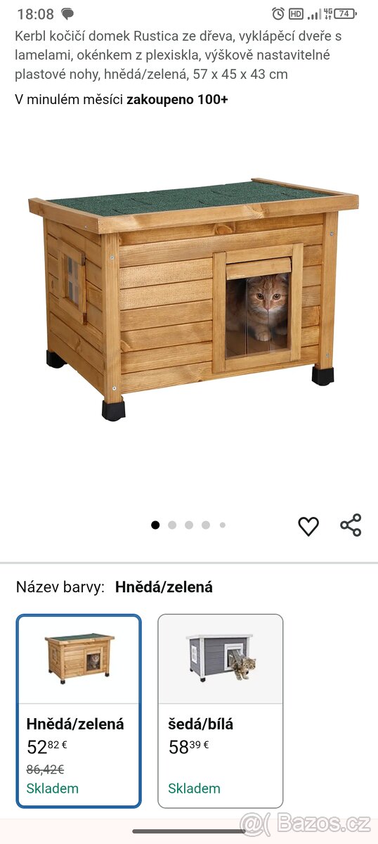 Bouda pro kočku