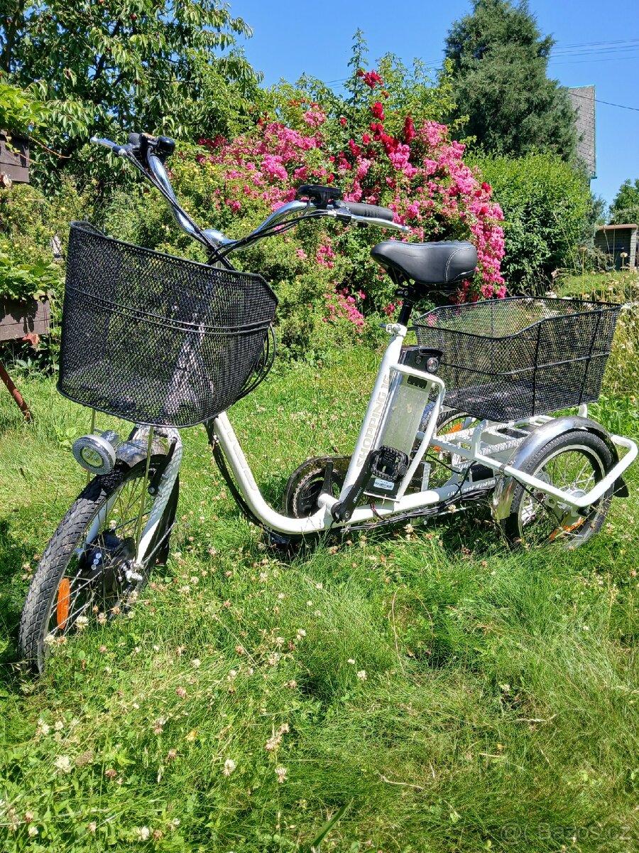 Elektrická tříkolka spirit 18Ah, skvělý stav