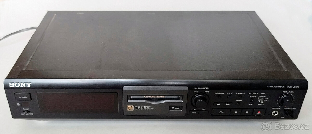MiniDisc DECK SONY MDS-JE510