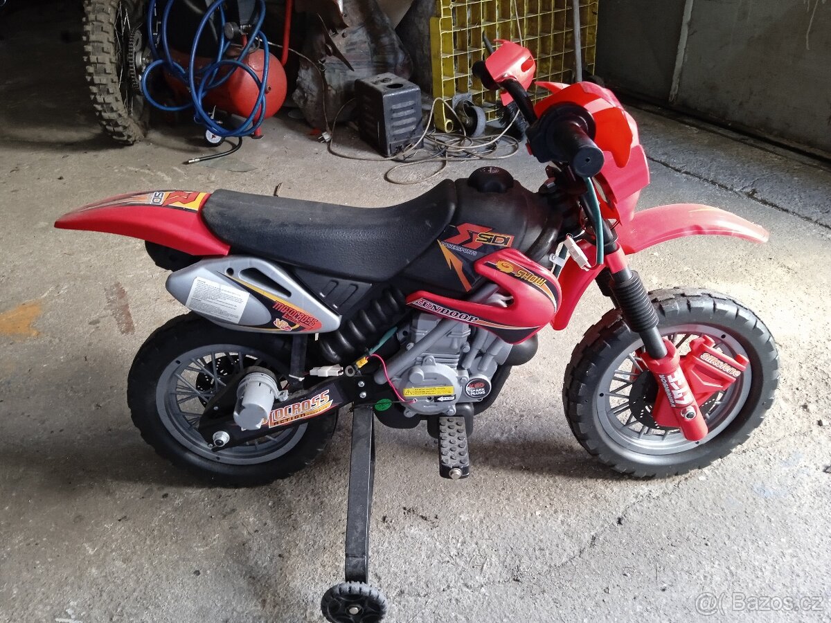 Dětská elektrická motorka