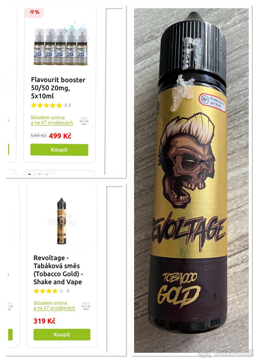 E liquid do elektro. cigarety