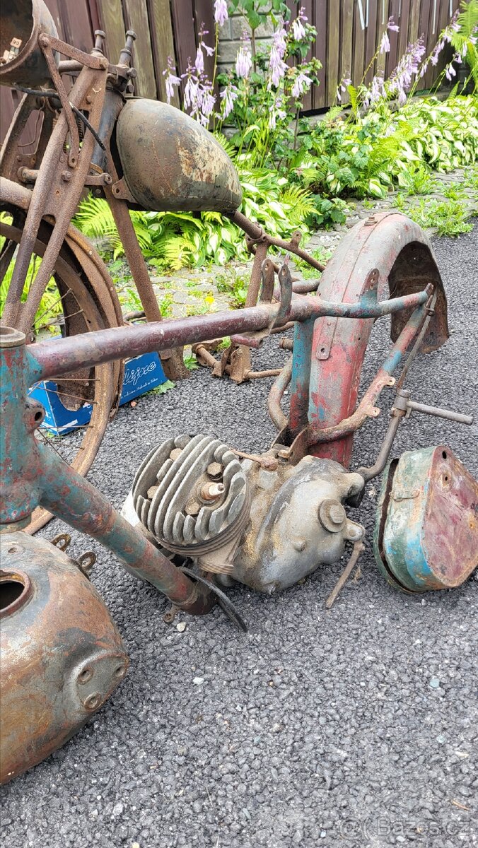 Dkw bm 200 block,km torzo a motor