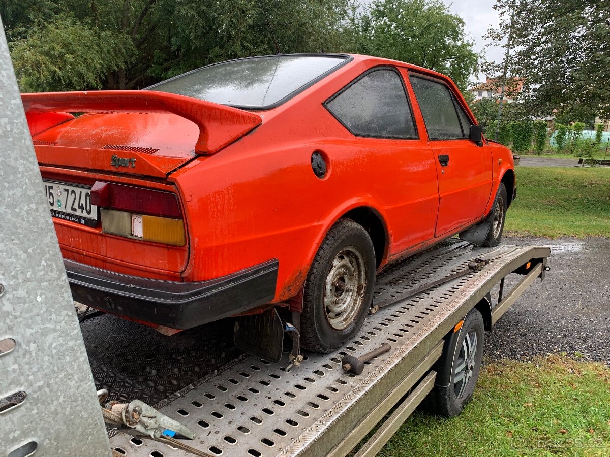 Škoda Rapid 120 , cz doklady, vrak