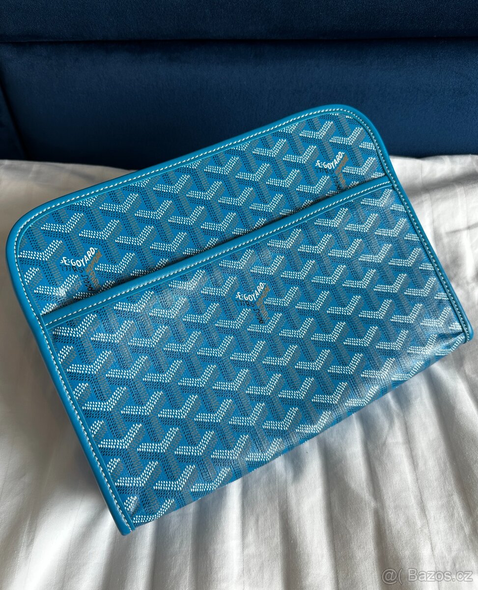 Goyard Sky Blue Clutch MM
