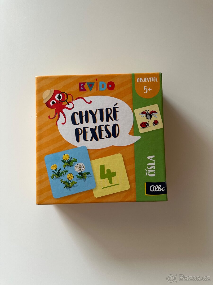 Kvído Chytré pexeso - Čísla
