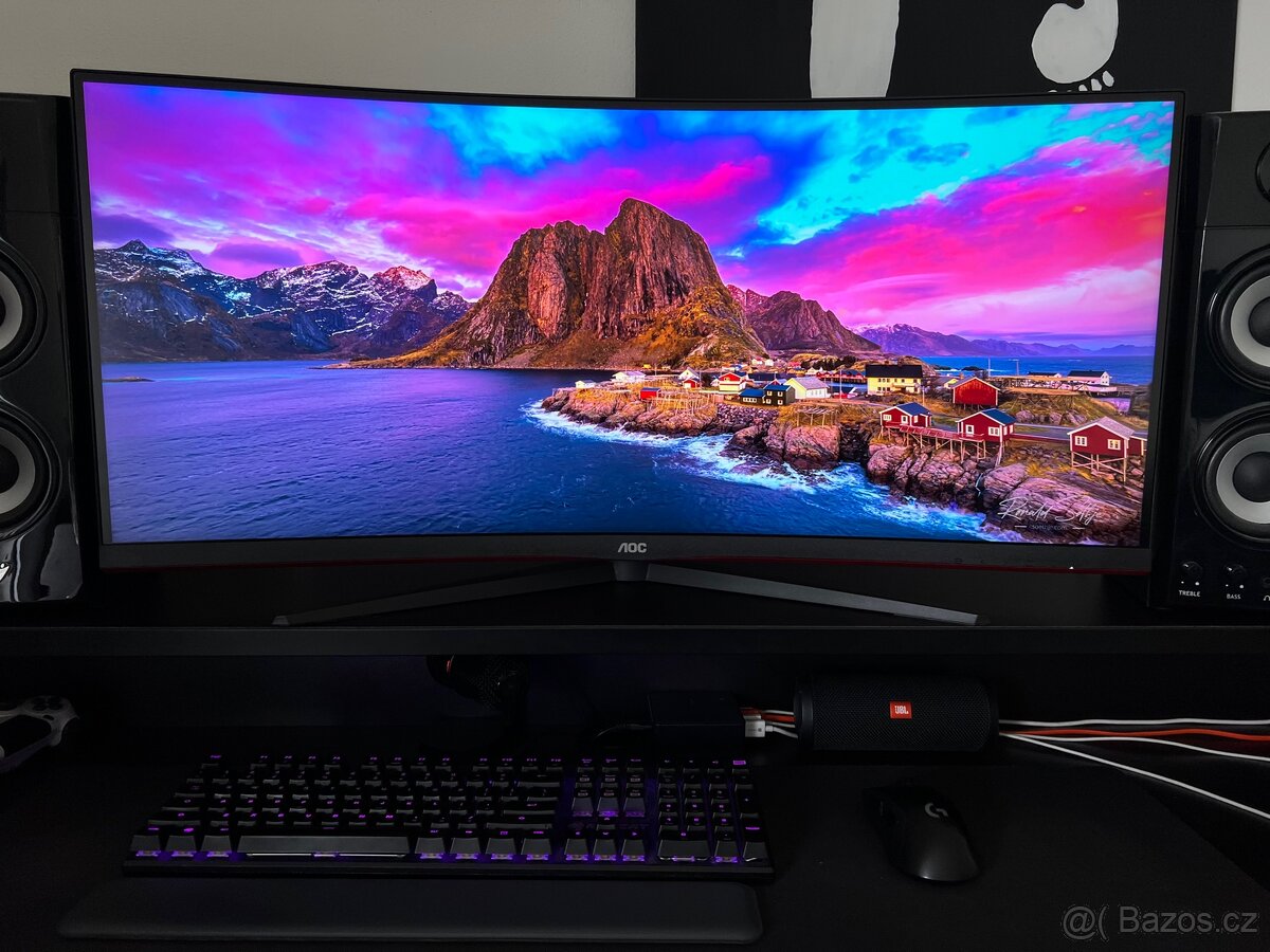 Herní monitor 34" AOC CU34G2X Gaming (Záruka)